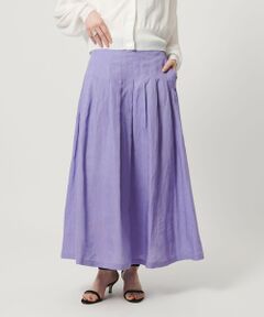 UNITED ARROWS / ユナイテッドアローズ ロング・マキシ丈スカート | リネン タック ロングスカート ‐ウォッシャブル‐