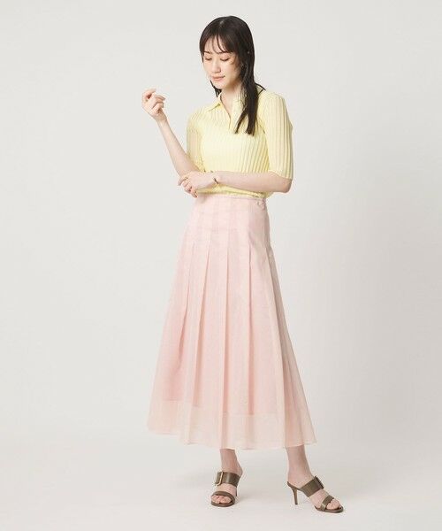 UNITED ARROWS / ユナイテッドアローズ ロング・マキシ丈スカート | LINEAESSE シアー スカート ‐ウォッシャブル‐ | 詳細4