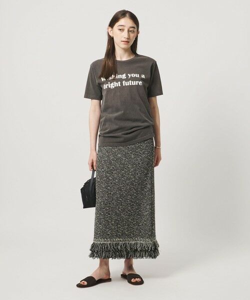UNITED ARROWS / ユナイテッドアローズ ロング・マキシ丈スカート | ミックス フリンジ スカート | 詳細2