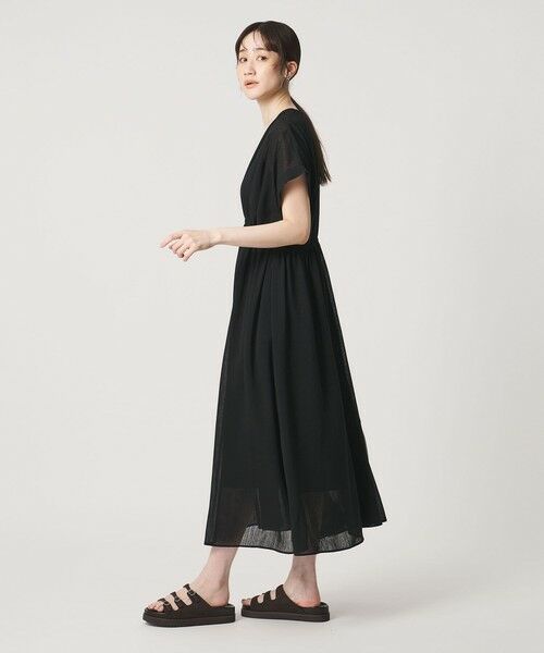 UNITED ARROWS / ユナイテッドアローズ ロング・マキシ丈ワンピース | スラブ シアー ワンピース ‐ウォッシャブル‐ | 詳細2