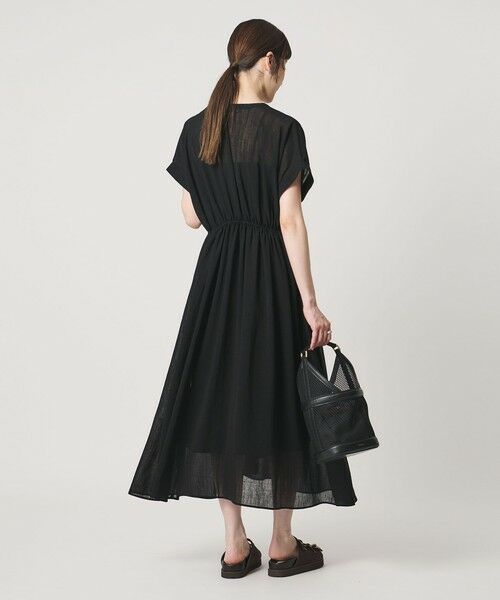 UNITED ARROWS / ユナイテッドアローズ ロング・マキシ丈ワンピース | スラブ シアー ワンピース ‐ウォッシャブル‐ | 詳細3
