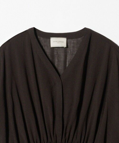 UNITED ARROWS / ユナイテッドアローズ ロング・マキシ丈ワンピース | スラブ シアー ワンピース ‐ウォッシャブル‐ | 詳細4