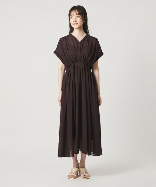 UNITED ARROWS / ユナイテッドアローズ ロング・マキシ丈ワンピース | スラブ シアー ワンピース ‐ウォッシャブル‐ | 詳細11