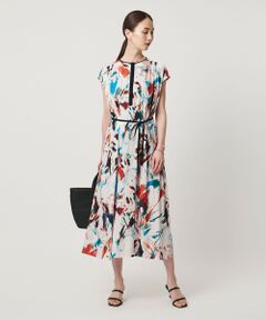 UNITED ARROWS / ユナイテッドアローズ ロング・マキシ丈ワンピース | Spiree ギャザー フレンチスリーブ ワンピース