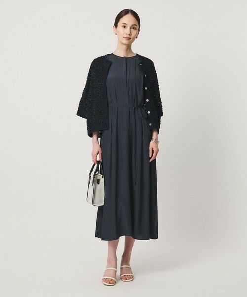 UNITED ARROWS / ユナイテッドアローズ ロング・マキシ丈ワンピース | Spiree ギャザー フレンチスリーブ ワンピース | 詳細2