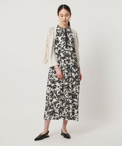 UNITED ARROWS / ユナイテッドアローズ ロング・マキシ丈ワンピース | Spiree ギャザー フレンチスリーブ ワンピース | 詳細7