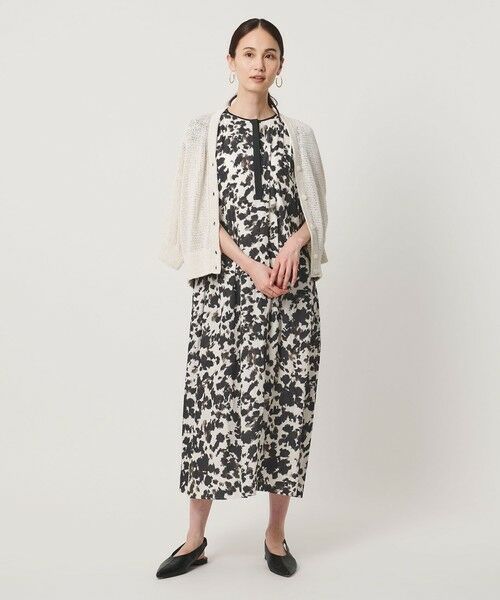 UNITED ARROWS / ユナイテッドアローズ ロング・マキシ丈ワンピース | Spiree ギャザー フレンチスリーブ ワンピース | 詳細8