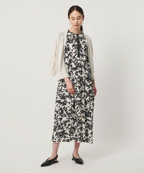 UNITED ARROWS / ユナイテッドアローズ ロング・マキシ丈ワンピース | Spiree ギャザー フレンチスリーブ ワンピース（その他2）