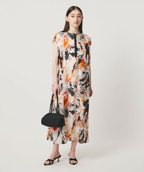 UNITED ARROWS / ユナイテッドアローズ ロング・マキシ丈ワンピース | Spiree ギャザー フレンチスリーブ ワンピース（その他5）