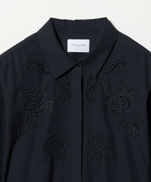 UNITED ARROWS / ユナイテッドアローズ ロング・マキシ丈ワンピース | カットワーク シャツワンピース | 詳細4