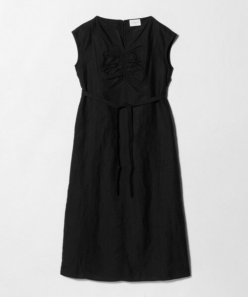 UNITED ARROWS / ユナイテッドアローズ ロング・マキシ丈ワンピース | リネン シャーリング スキッパー ワンピース ‐ウォッシャブル‐ | 詳細10