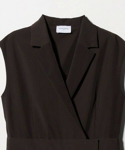 UNITED ARROWS / ユナイテッドアローズ サロペット・オールインワン | ツイル オールインワン ‐ストレッチ 防シワ 接触冷感‐ | 詳細2