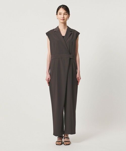 UNITED ARROWS / ユナイテッドアローズ サロペット・オールインワン | ツイル オールインワン ‐ストレッチ 防シワ 接触冷感‐ | 詳細7
