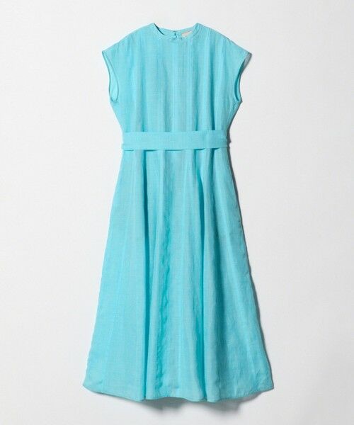 UNITED ARROWS / ユナイテッドアローズ ロング・マキシ丈ワンピース | フレンチスリーブ ワンピース ‐ウォッシャブル‐（TURQUOISE）