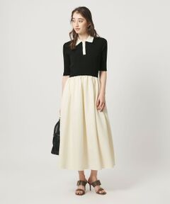 UNITED ARROWS / ユナイテッドアローズ ロング・マキシ丈ワンピース | フィット＆フレア ポロワンピース ‐ウォッシャブル‐