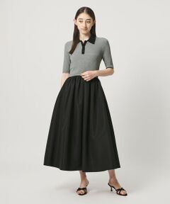 UNITED ARROWS / ユナイテッドアローズ ロング・マキシ丈ワンピース | フィット＆フレア ポロワンピース ‐ウォッシャブル‐