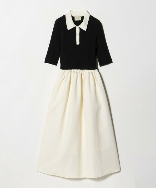 UNITED ARROWS / ユナイテッドアローズ ロング・マキシ丈ワンピース | フィット&フレア ポロワンピース ‐ウォッシャブル‐ | 詳細3