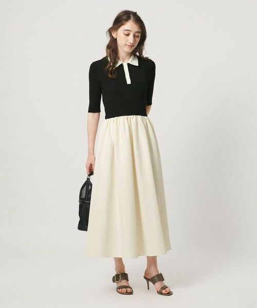 UNITED ARROWS / ユナイテッドアローズ ロング・マキシ丈ワンピース | フィット&フレア ポロワンピース ‐ウォッシャブル‐ | 詳細2