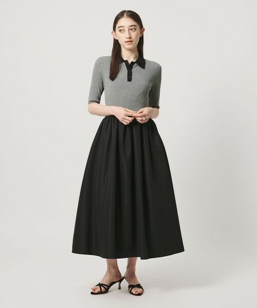 UNITED ARROWS / ユナイテッドアローズ ロング・マキシ丈ワンピース | フィット&フレア ポロワンピース ‐ウォッシャブル‐ | 詳細6