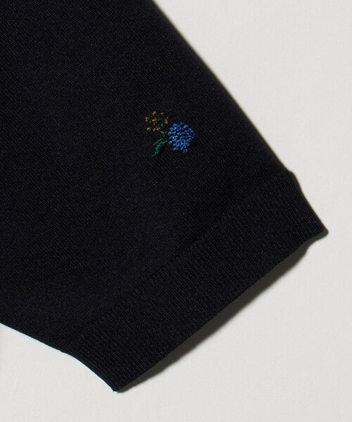 UNITED ARROWS / ユナイテッドアローズ カーディガン・ボレロ | フラワー エンブロイダリー ショートスリーブ カーディガン ‐ウォッシャブル‐ | 詳細7
