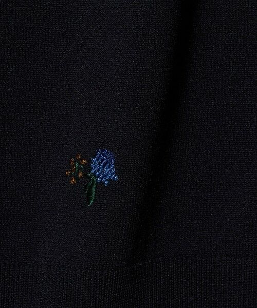 UNITED ARROWS / ユナイテッドアローズ カーディガン・ボレロ | フラワー エンブロイダリー ショートスリーブ カーディガン ‐ウォッシャブル‐ | 詳細9