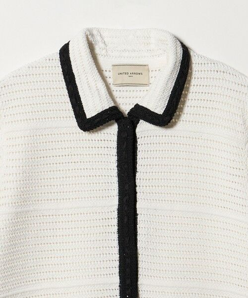 UNITED ARROWS / ユナイテッドアローズ カーディガン・ボレロ | メッシュ スパングル カーディガン ‐ウォッシャブル‐ | 詳細2