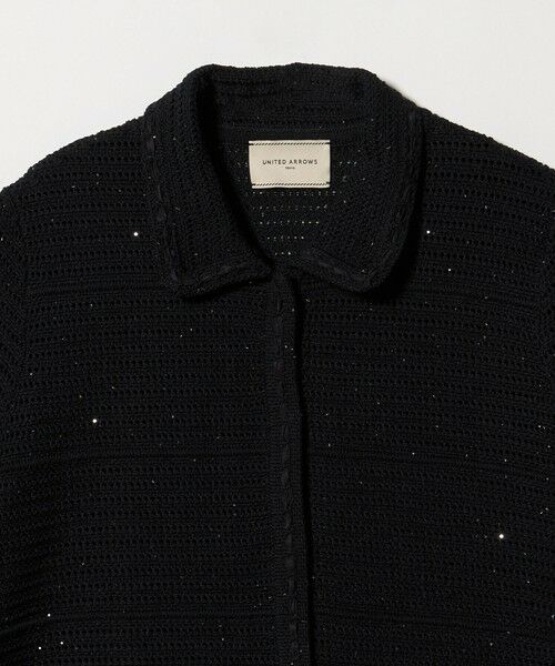 UNITED ARROWS / ユナイテッドアローズ カーディガン・ボレロ | メッシュ スパングル カーディガン ‐ウォッシャブル‐ | 詳細4