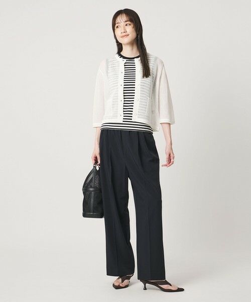 UNITED ARROWS / ユナイテッドアローズ カーディガン・ボレロ | コットン メッシュ カーディガン | 詳細2