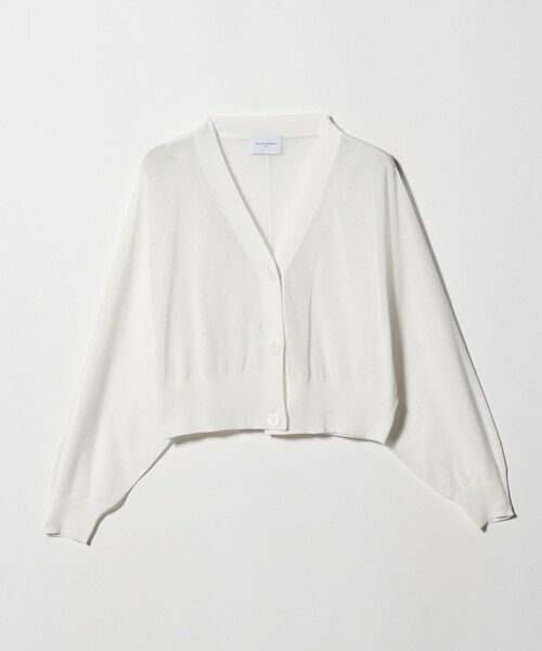 UNITED ARROWS / ユナイテッドアローズ カーディガン・ボレロ | ドルマンスリーブ カーディガン ‐ウォッシャブル‐（WHITE）