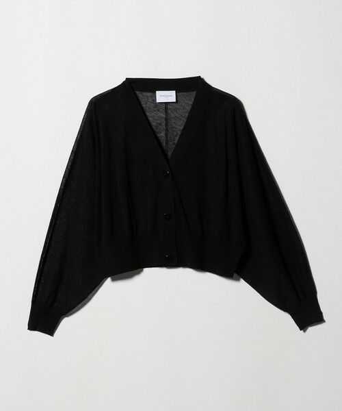 UNITED ARROWS / ユナイテッドアローズ カーディガン・ボレロ | ドルマンスリーブ カーディガン ‐ウォッシャブル‐（BLACK）