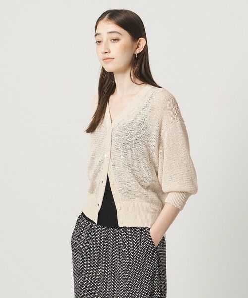UNITED ARROWS / ユナイテッドアローズ カーディガン・ボレロ | ペーパー ハーフスリーブ カーディガン | 詳細1