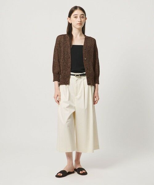 UNITED ARROWS / ユナイテッドアローズ カーディガン・ボレロ | ペーパー ハーフスリーブ カーディガン | 詳細10