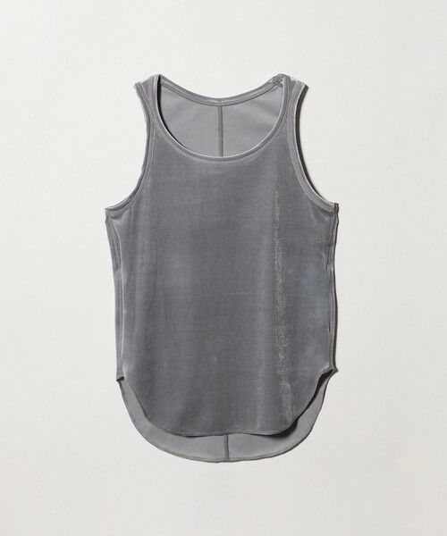 UNITED ARROWS / ユナイテッドアローズ タンクトップ | ＜TAARA＞ベロア タンクトップ（LT.GRAY）