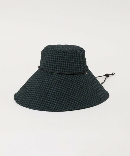 UNITED ARROWS / ユナイテッドアローズ ハット | ＜TAARA＞チェック ガーデン ハット（KELLY）