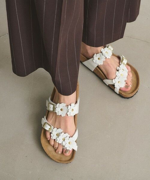 UNITED ARROWS / ユナイテッドアローズ サンダル | 【国内EXCLUSIVE】＜BIRKENSTOCK＞MAYARI フラワー サンダル（WHITE）