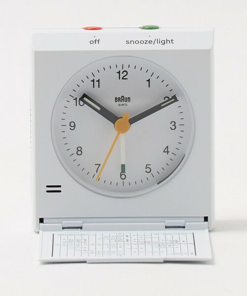 UNITED ARROWS / ユナイテッドアローズ インテリア・インテリア雑貨 | ＜BRAUN＞TRAVEL ALARM CLOCK BC05（WHITE）