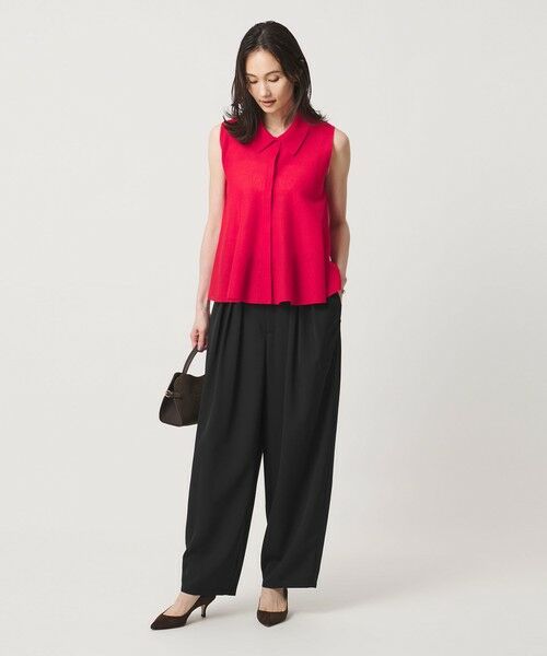 UNITED ARROWS / ユナイテッドアローズ スラックス・ドレスパンツ | タック ビッグ ワイドパンツ | 詳細2