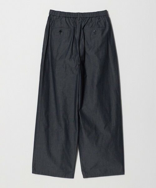 UNITED ARROWS / ユナイテッドアローズ スラックス・ドレスパンツ | デニムライク タック ビッグ ワイドパンツ | 詳細1