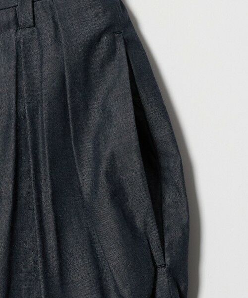 UNITED ARROWS / ユナイテッドアローズ スラックス・ドレスパンツ | デニムライク タック ビッグ ワイドパンツ | 詳細11