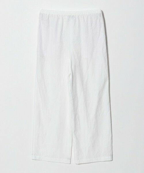 UNITED ARROWS / ユナイテッドアローズ その他パンツ | リネン イージーパンツ WHITE ‐ウォッシャブル‐ | 詳細1