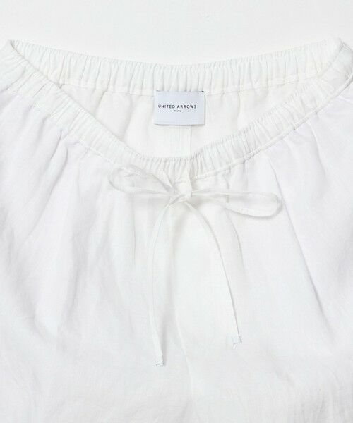 UNITED ARROWS / ユナイテッドアローズ その他パンツ | リネン イージーパンツ WHITE ‐ウォッシャブル‐ | 詳細4