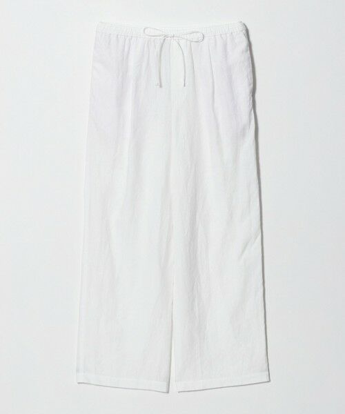UNITED ARROWS / ユナイテッドアローズ その他パンツ | リネン イージーパンツ WHITE ‐ウォッシャブル‐（WHITE）