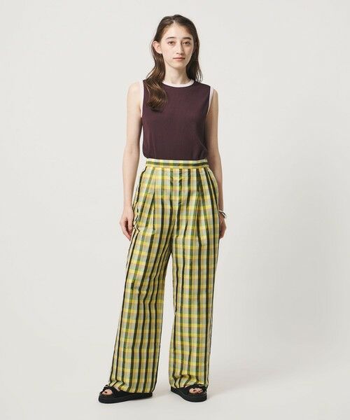 UNITED ARROWS / ユナイテッドアローズ その他パンツ | カラー ギンガムチェック パンツ ‐ウォッシャブル‐ | 詳細17