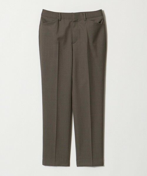 UNITED ARROWS / ユナイテッドアローズ スラックス・ドレスパンツ | Vitale Barberis Canonico スリム テーパードパンツ（DK.BROWN）