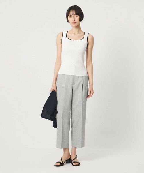 UNITED ARROWS / ユナイテッドアローズ スラックス・ドレスパンツ | ハケメ ライク テーパードパンツ ‐ウォッシャブル‐ | 詳細13