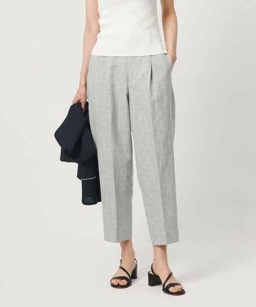 UNITED ARROWS / ユナイテッドアローズ スラックス・ドレスパンツ | ハケメ ライク テーパードパンツ ‐ウォッシャブル‐（その他1）