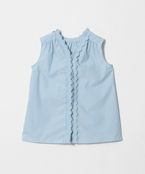 UNITED ARROWS / ユナイテッドアローズ シャツ・ブラウス | 2WAY タックフリル ストライプ ノースリーブ ブラウス（その他7）