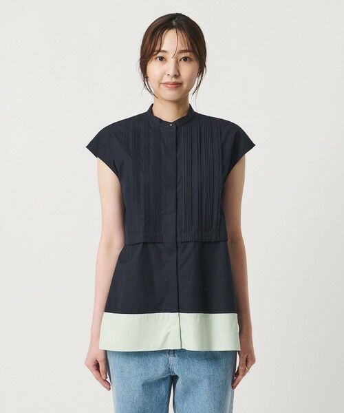 UNITED ARROWS / ユナイテッドアローズ シャツ・ブラウス | シルキー ピンタック フレンチスリーブ ブラウス ‐ウォッシャブル‐ | 詳細24