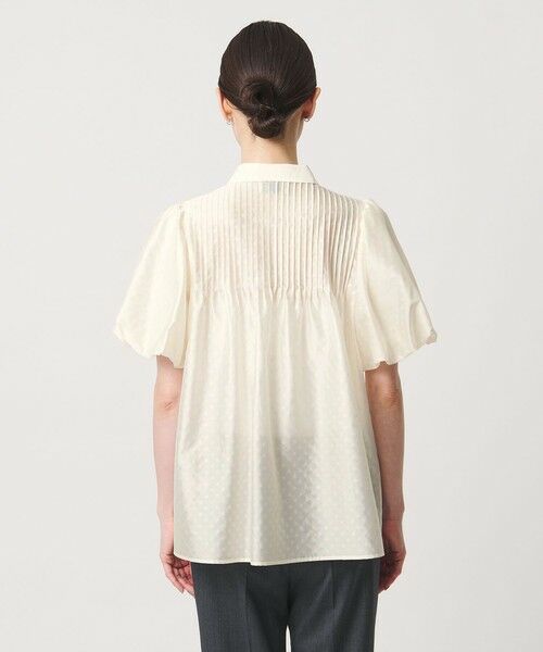 UNITED ARROWS / ユナイテッドアローズ シャツ・ブラウス | ドットエンボス ピンタック ブラウス ‐ウォッシャブル‐ | 詳細7