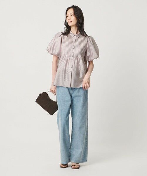 UNITED ARROWS / ユナイテッドアローズ シャツ・ブラウス | ドットエンボス ピンタック ブラウス ‐ウォッシャブル‐ | 詳細13